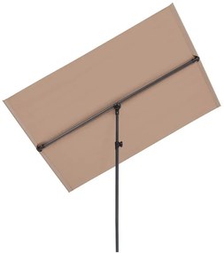 Flex-Shade L, umbrelă de soare, 130 x 180 cm, poliester, UV 50, maro deschis
