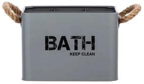 Cutie pentru baie Wenko Gara, gri