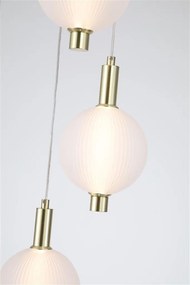 Lustra LED suspendata alama lucios sticla acid Luminique 5Lt