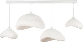 BRILAGI - Lustră suspendată pe cablu WABI SABI 4xE27/40W/230V albă