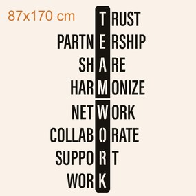 DUBLEZ | Citat motivațional pentru birou - Teamwork