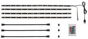 Brilo - Bandă LED RGBW reglabilă pentru TV 3m LED/2,5W/USB + DO