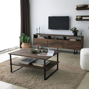 Comoda TV Onda - Walnut