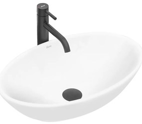 REA-U4603 - Lavoar pentru blat PAMELA 33x53 cm, ceramică, alb lucios