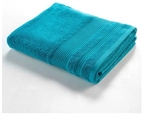 Prosop albastru din bumbac din frotir 90x150 cm Tendresse – douceur d'intérieur