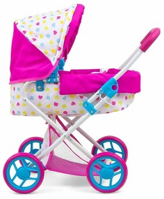 Cărucior pentru păpuși Milly Mally Alice Candy,roz