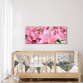 Tablou - Liliac roz (120x50 cm)