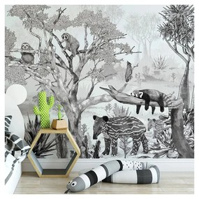 Tapet VLAdiLA Sleepy Meadow Gray 520 x 300 cm