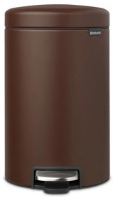 Coș de gunoi cu pedală Brabantia NewIcon 12L, Mineral Cozy Brown 1005533