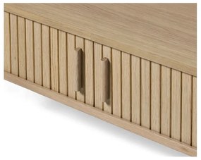 Măsuță de cafea în culoare naturală cu aspect de lemn de stejar 60x120 cm Meta – Unique Furniture