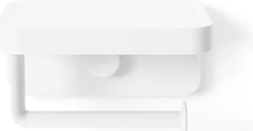 Suport pentru hârtie igienică alb autoadeziv din plastic reciclat Flex Adhesive – Umbra