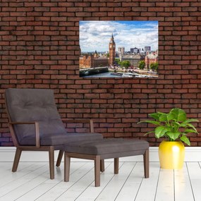 Tablou pe sticlă - Big Ben (70x50 cm)