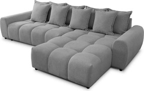 Colțar gri (cu colț pe partea dreaptă/cu șezlong) Albane – Ropez