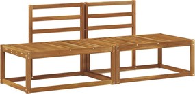 vidaXL Canapea de exterior 2 Bucată natural 182,5 x 63 x 73 cm