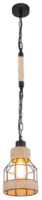 Pendul design modern Halia negru, maro 14cm