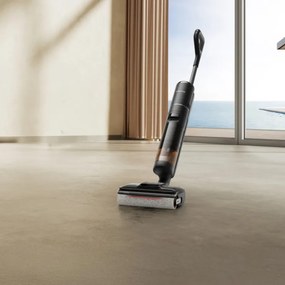 Aspirator vertical si mop Dreame H12 Pro FlexReach HHR44A, 400 W, 18 000 Pa, 50 min, 4 moduri, Curatare umeda pana la 90°C, Autocuratare si autosuscare, Ecran LED, Negru