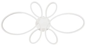 Plafonieră albă LED 45.5x83 cm Fly – Trio