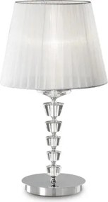 Ideal Lux - Lampă de masă cu cristale PEGASO 1xE27/60W/230V crom lucios