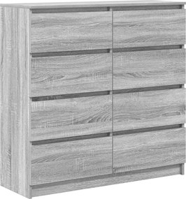 vidaXL Bufetă gri Sonoma 100x35x99 cm Lemn prelucrat