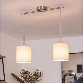 Brilagi - Lustră LED pe cablu NUBILA 2xE27/60W/230V crem
