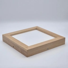 Plafonieră LED dimabilă Brilagi WOODY FRAME LED/24W/230V stejar 30x30 cm IP44 + telecomandă