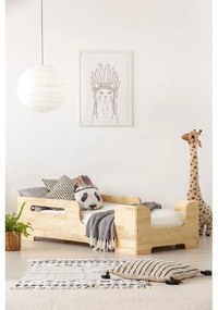 Pat pentru copii din lemn de pin 70x160 cm Box 2 - Adeko