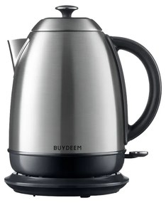 Cana electrica BUYDEEM K640, 2400W, 1,7 L, Protectie, Fara BPA, Otel inoxidabil, LED, Inox
