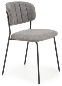 Scaun de bucaterie Zalar, gri/negru