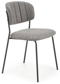 Scaun de bucaterie Zalar, gri/negru