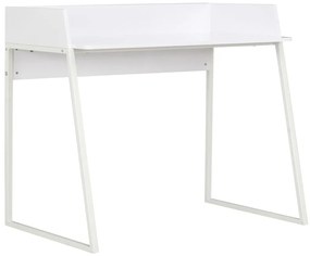 vidaXL Birou, alb, 90 x 60 x 88 cm