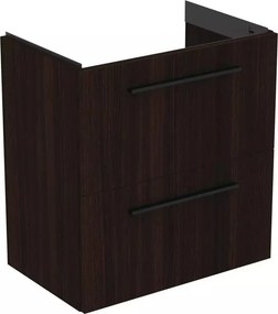 Dulap baza suspendat Ideal Standard i.life S 2 sertare stejar cafeniu 60 cm