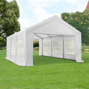 Jusky Cort petrecere Gala 4 x 6 m - alb