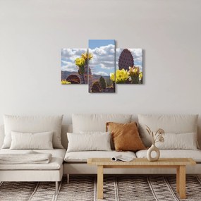 Tablou cu floarea de cactus Opunție (90x60 cm)