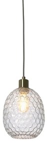 Pendul design decorativ Venice oval, clear