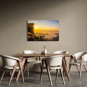 Tablou - Ceața de dimineață în vale (90x60 cm)