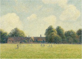 Tablou - Camille Pissarro, Hampton Court Green, reproducere (70x50 cm)