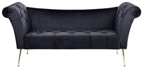 Divan/ Șezlong Nanza (negru). 1081632