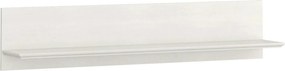 Polita TIFFANY II, grej, PAL laminat, 130x22x27 cm
