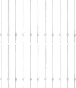 vidaXL Stâlp de gard. 22 pcs Argintiu 160 cm Oțel