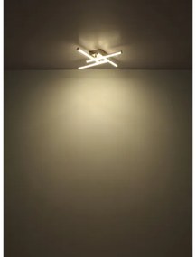 Plafonieră LED Globo 67342-24 KIRINA LED/24W/230V 3000K negru