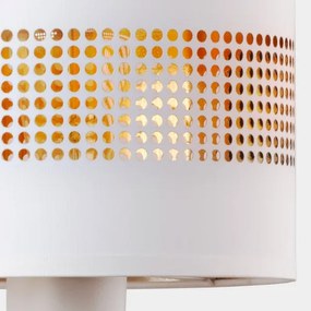 Lampă de perete TAGO 1xE27/15W/230V albă/aurie