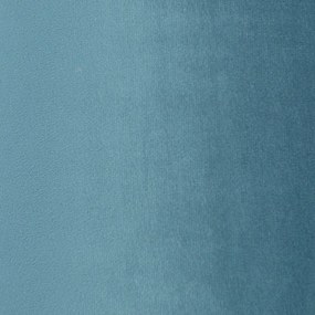 Abajur din catifea albastru 20/20/20 cu interior auriu