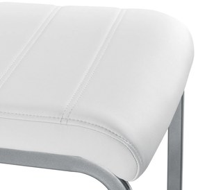 Juskys Set 2 scaune consola Vegas - alb