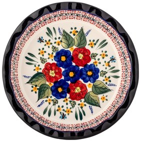 Farfurie pentru servire din gresie ø 26,5 cm Florist – Bloomingville