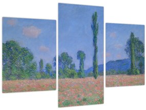 Tablou - Claude Monet, Poppy Field (Giverny), reproducere (90x60 cm)