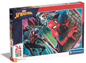 Omul Păianjen Trio in Action Puzzle maxi Clementoni 24 de piese