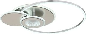 Globo 68278-24 - Plafonieră LED dimabilă BELTRAN LED/24W/230V argintie + telecomandă