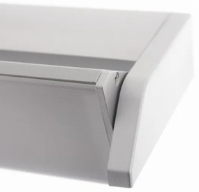 LED Lampă design minimalist LED/15W/230V argintiu