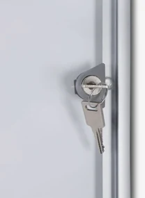 Vitrina informații interioare Economy 9 x A4 - spate din tablă, ignifugă, aluminiu