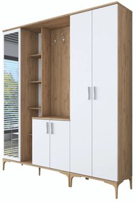 Hol Emily 29 (cu oglindă) (nuc + alb). 1106736